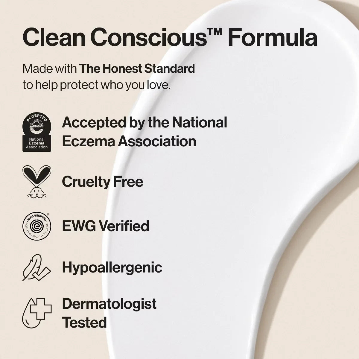 The Honest Company Sensitive Rich Cream - Fragrance Free - 4 fl oz