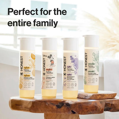 The Honest Company Sensitive Shampoo + Body Wash Refill - Fragrance Free - 32 fl oz: Basic Cleansing, All Hair Types, 2-In-1 Liquid