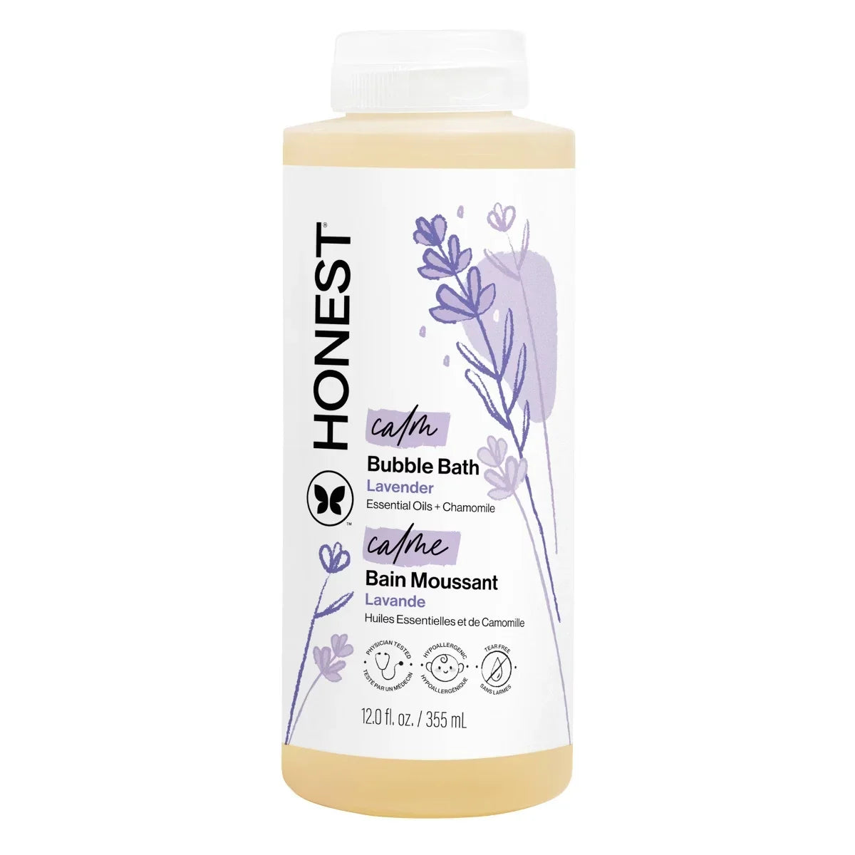 The Honest Company Calm Conditioner 10 fl oz +Shampoo & Body Wash 10 fl oz + Detangler 4 fl oz + Face + Body Lotion  8.5 fl oz + Bubble Bath 12 fl oz